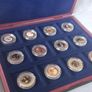 Complete Leonardo Da Vinci Limited Edition 24k Gold coin set Image 2