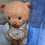 W Widdop Clock Teddy bear Image 3