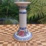 Beautiful Nicholas Mosse Tall Candlestick in the Popular but Discontinued Kilfane Rose Pattern, Circa 1996-2004, Number One of Two Available Image 4