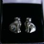 Vintage Sterling Silver 925  Earrings 2,13g Image 8