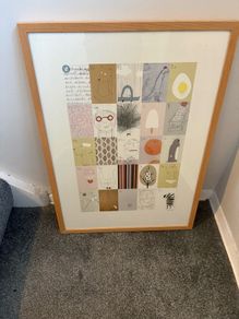 Framed A-Z alphabet Print