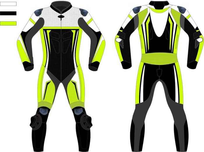 Motorcycle Custom Leather Racing Suits (1Piece/2Piece) - Free ArtWork - Certified Material