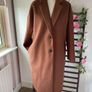 coat Bnwt brown coat Made in Italy brand size small Image 5
