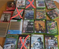 Xbox games and DVDs