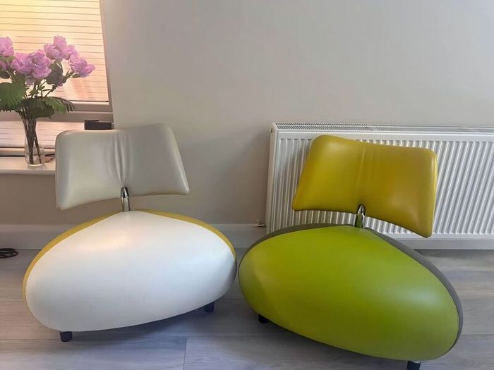 Leolux Pallone modern leather armchairs