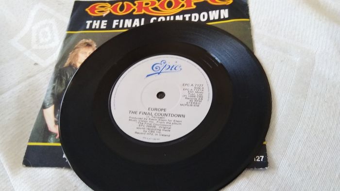 Europe Final Countdown 7" Vinyl 1986