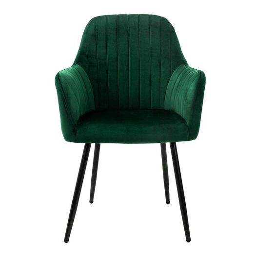 Dining chairs with backrest green