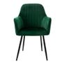Dining chairs with backrest green Image 2