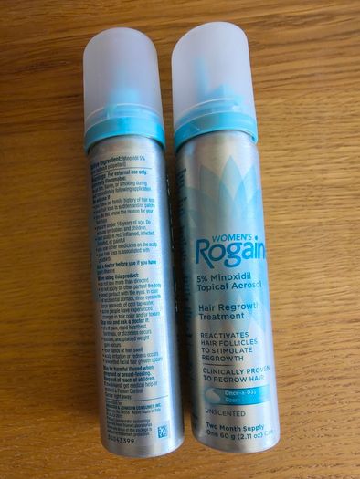 Women's Rogaine 5% Minoxidil Foam, Unscented, 4-month supply