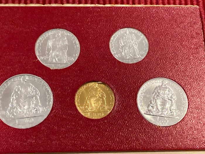 Vatican 1948 100 Lire Gold Coin Rare Low Mintage, 5,000!!!