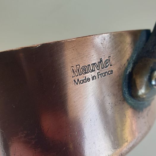 Mauviel 16 cm copper sauce pan vintage