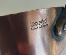 Mauviel 16 cm copper sauce pan vintage