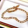 Vintage 9ct Gold Unisex Bracelet Image 3