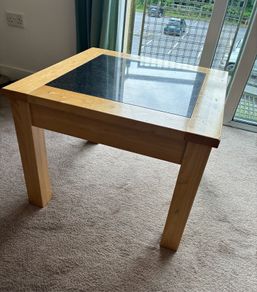 Granite top coffee table