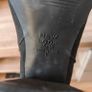 Black Suede Ankle Boots with Gold buckle, size 5 Image 4
