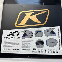 Klim X1 Alpha Helmet Mint Condition Medium