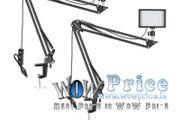 29413 Neewer 2 Packs 66pcs Tabletop LED Video Light Plus Arm Stand