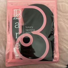 Bare tanning mitt
