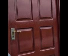Teak Front Door
