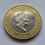 Gibraltar 2 Pound Coin 2018 - Calpe House UNC Image 2