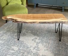 Spalted Beech Live Edge Coffee Table handcrafted