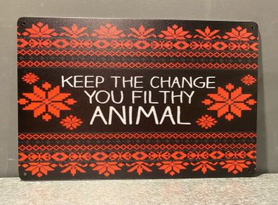 Home Alone Tin Metal sign