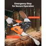 40 cc Gas Chainsaw, 14 inch Gas Powered Chainsaw, 1.8 HP Power Chain Saw with Non-Slip Handle, Image 5
