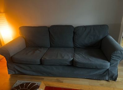 IKEA Ektorp 3 seater sofa (grey)