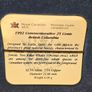 Canada 1992 Silver Proof 25 Cents 125th Anniversary of Confederation in Original Holder with COAs Image 6