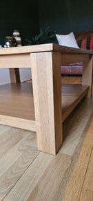 Solid Oak coffee table