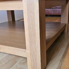Solid Oak coffee table
