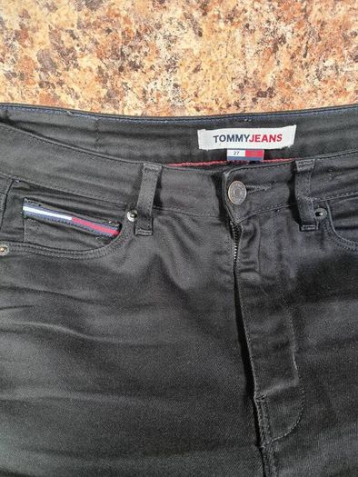 Womens Tommy Hilfiger Sylvia black super skinny high rise jeans Size W 27 L 30 A2