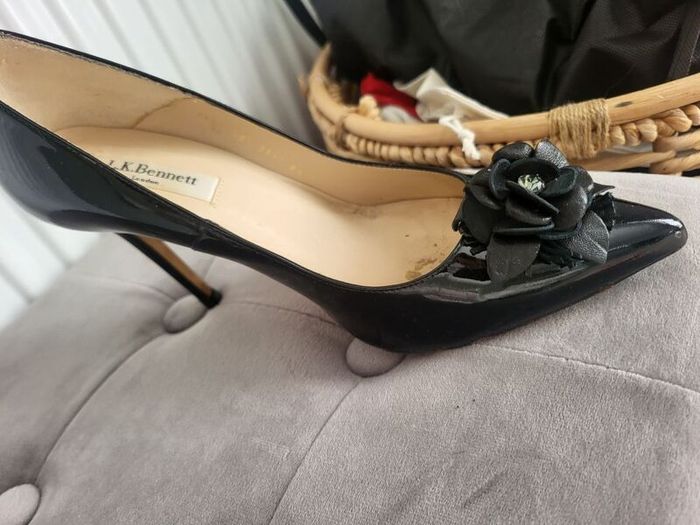lk bennett patent heels
