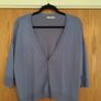 ZARA Black Cropped Cardigan M New Image 4