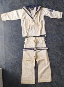 Antique British Victorian Child Sailor Uniform - Belfast