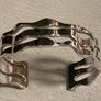 Silver bracelet and earrings Image 4