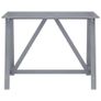 Garden Bar Table Grey 140x70x104 cm Solid Acacia Wood Image 2