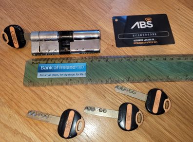 Abs Cylinder Lock And Keys
