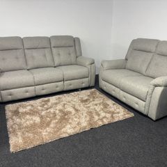 Sale For One Week..!! New Mayfair 3+2 Power Fabric Recliner Sofas