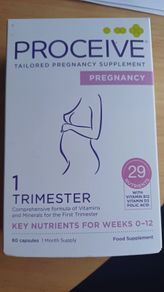 Proceive pregnancy supplement 47 capsules left