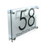 Custom made any size bespoke Modern Contemporary Property Number Door Sign Plaque Image 3