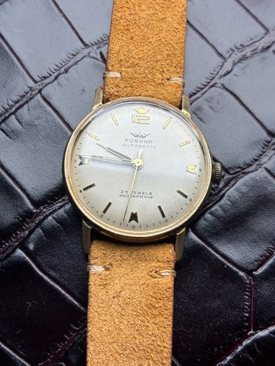 25 Jewel Automatic Korona 1960s Men's Watch