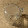 Luminarc glass pitcher with a ribbed design. Image 4