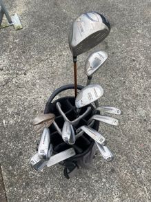 (Golf Set) Adam's Idea Iron Set and Powakaddy Bag