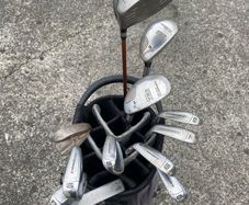 (Golf Set) Adam's Idea Iron Set and Powakaddy Bag