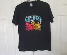 Take that 2011 tour tshirt size large ptp 22" black by Gildas softstyle