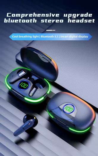 2025 PRO Bluetooth 5.1 Earbuds TWS Wireless In-Ear LED Display Noise Cancelling