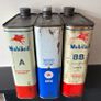 3 x Vintage Mobiloil 2L Oil Cans Image 6