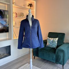 Regatta Womens Mellrey Full Zip Fleece Jacket Navy Blue Size UK 12 / EU 38