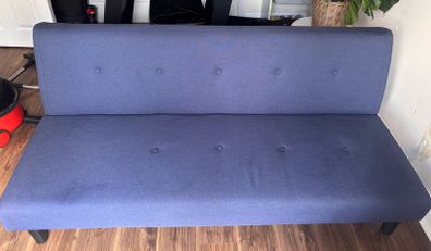 Sofa bed (blue)